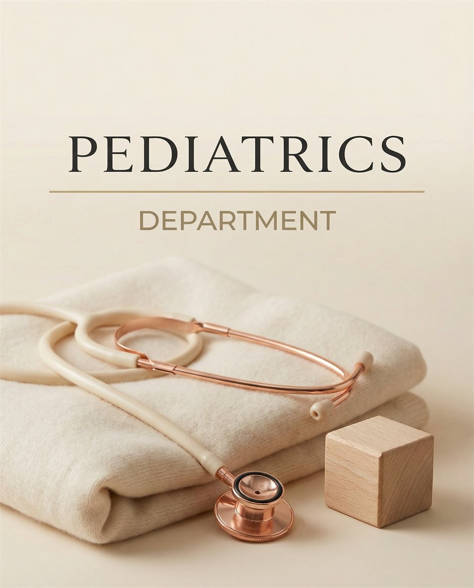 Stethoscope and wooden toy for pediatric care